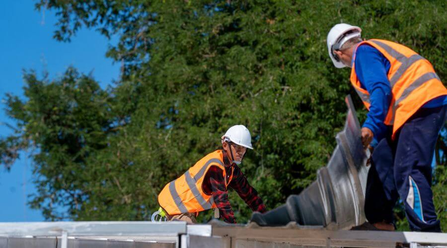 Professional metal roof installation in Dupont, WA